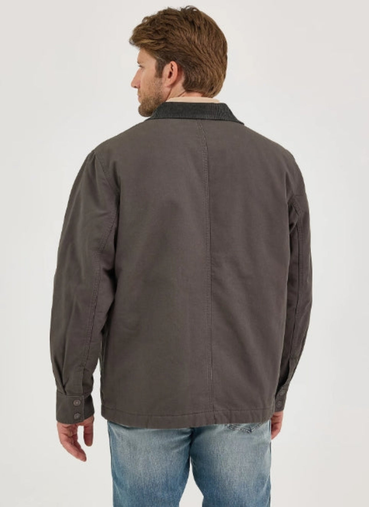 Wrangler Men's Quilted Flannel Lined Zip-Up Barn Coat - Work World - Workwear, Work Boots, Safety Gear