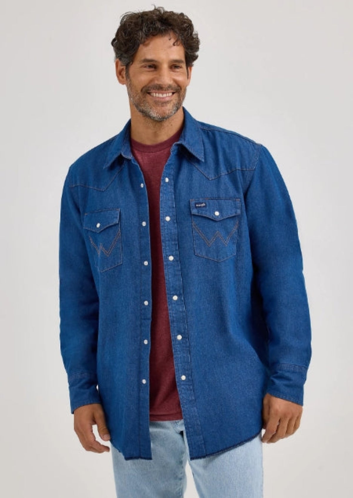 Wrangler Men's Cotton Flannel Lined Snap-Up Shirt Jac - Work World - Workwear, Work Boots, Safety Gear