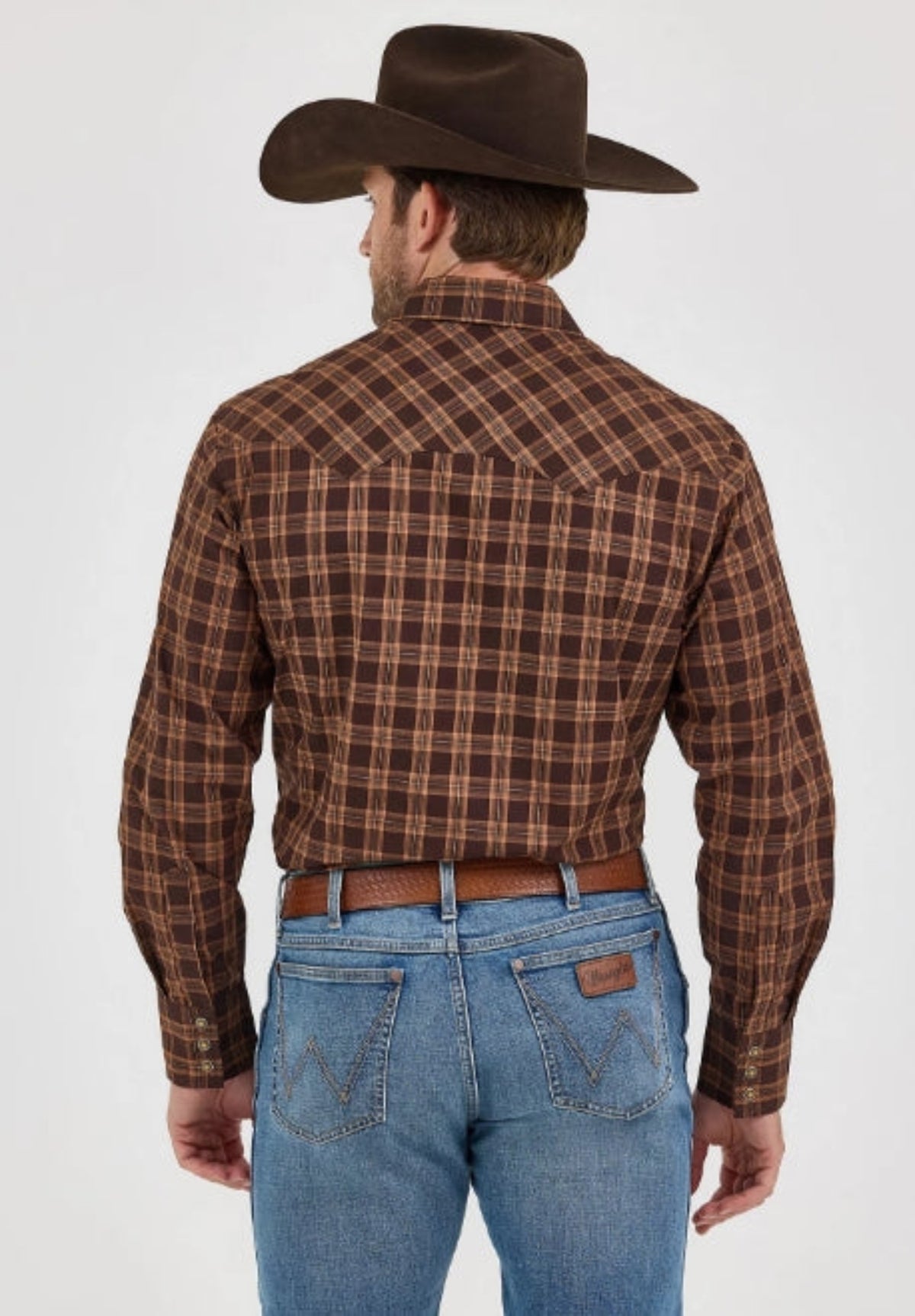 Wrangler Men's Retro® Cotton Snap-Front Long Sleeve Work Shirt - Work World - Workwear, Work Boots, Safety Gear