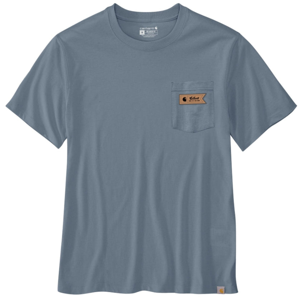 Carhartt Men's Relaxed Fit Pocket Script Short Sleeve Graphic T-Shirt - Work World - Workwear, Work Boots, Safety Gear