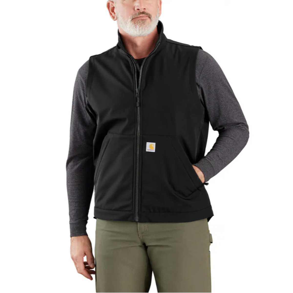 Carhartt Men's Rain Defender Relaxed Fit Softshell Vest - Work World - Workwear, Work Boots, Safety Gear