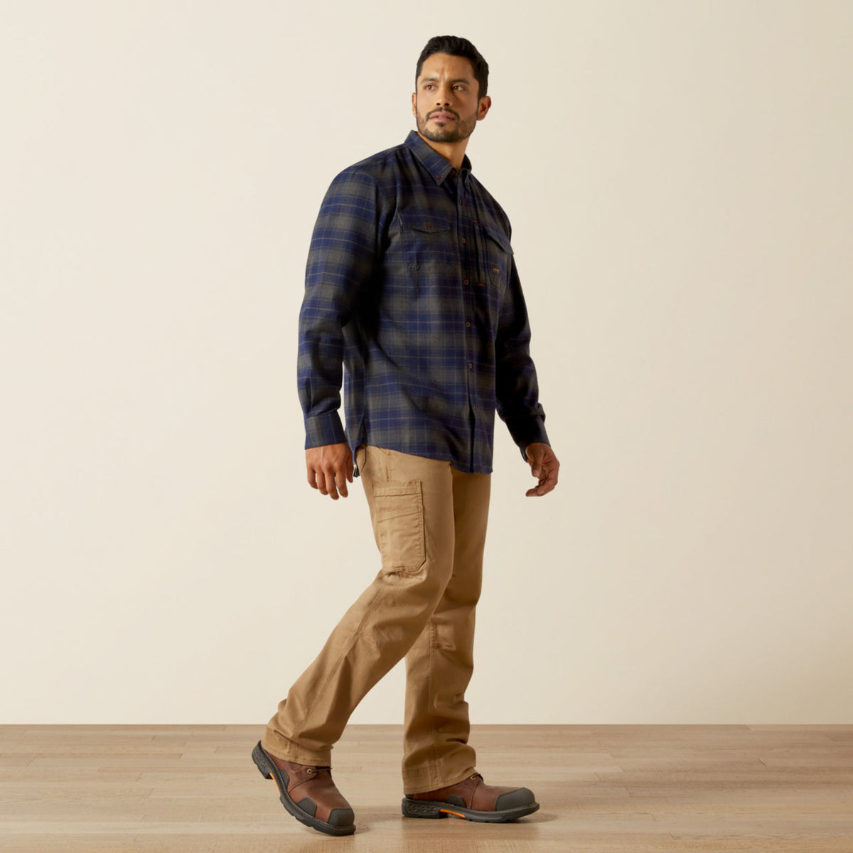 Ariat Men's Rebar™ Flannel DuraStretch Long Sleeve Work Shirt - Work World - Workwear, Work Boots, Safety Gear