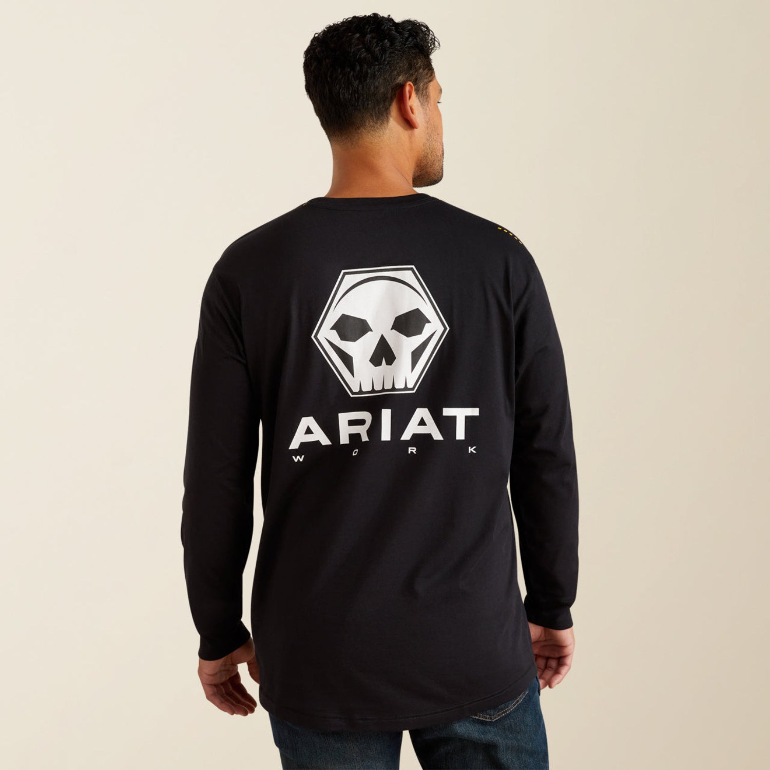 Ariat Men's Rebar Workman Bolt Skull Graphic Long Sleeve Tee - Work World - Workwear, Work Boots, Safety Gear
