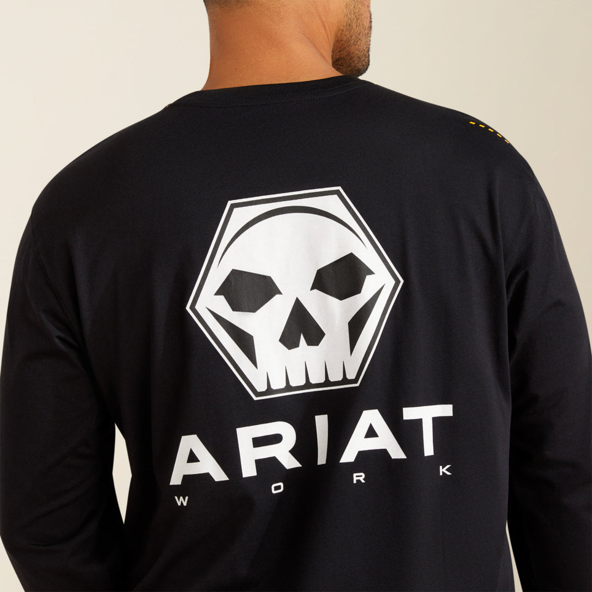 Ariat Men's Rebar Workman Bolt Skull Graphic Long Sleeve Tee - Work World - Workwear, Work Boots, Safety Gear