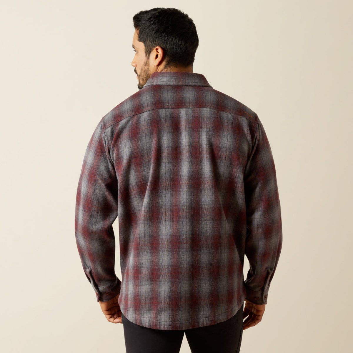 Ariat Men's Rebar Heavy Long Sleeve Flannel Work Shirt - Work World - Workwear, Work Boots, Safety Gear