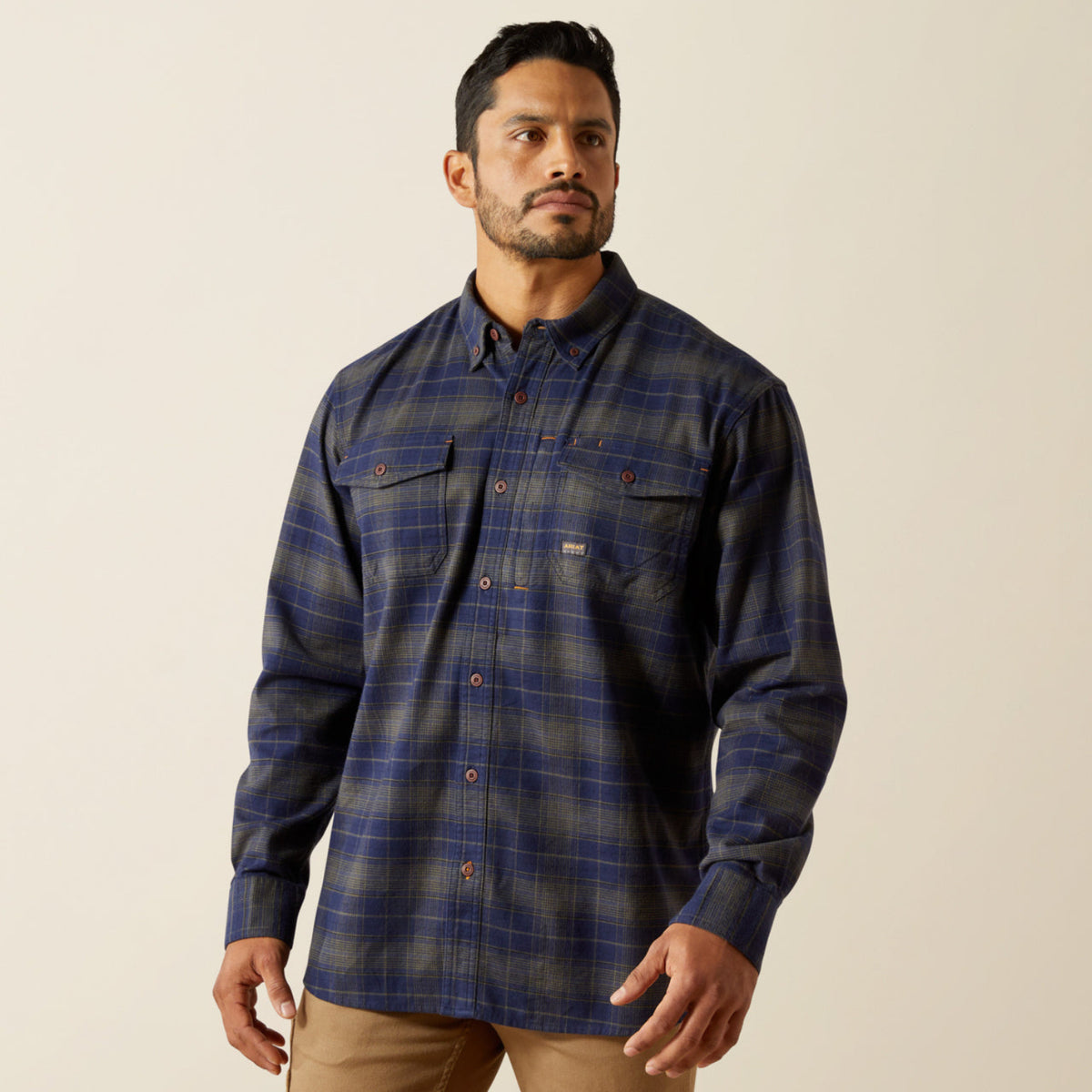Ariat Men's Rebar™ Flannel DuraStretch Long Sleeve Work Shirt - Work World - Workwear, Work Boots, Safety Gear