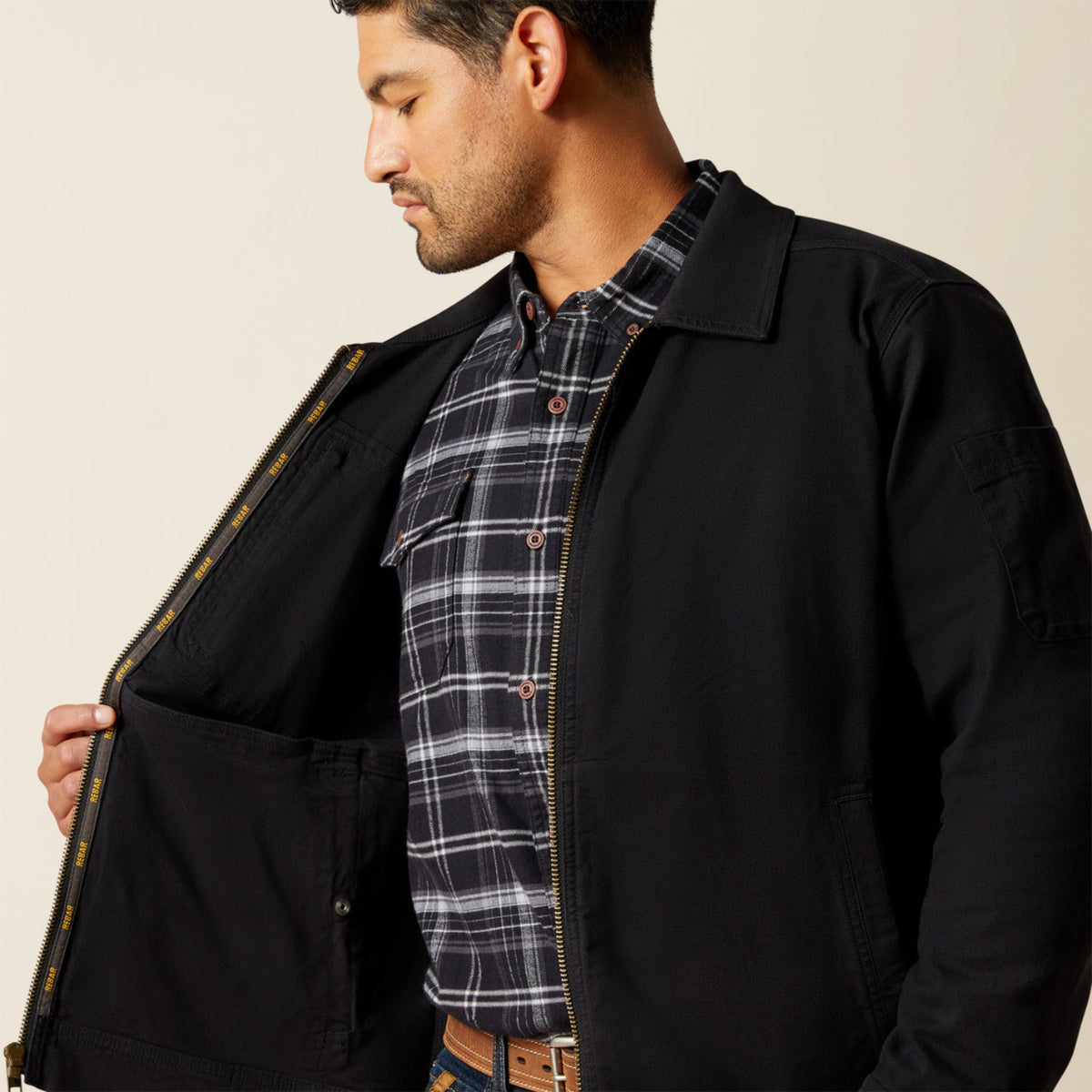 Ariat Men's Rebar Made Tough Canvas Shop Jacket - Work World - Workwear, Work Boots, Safety Gear