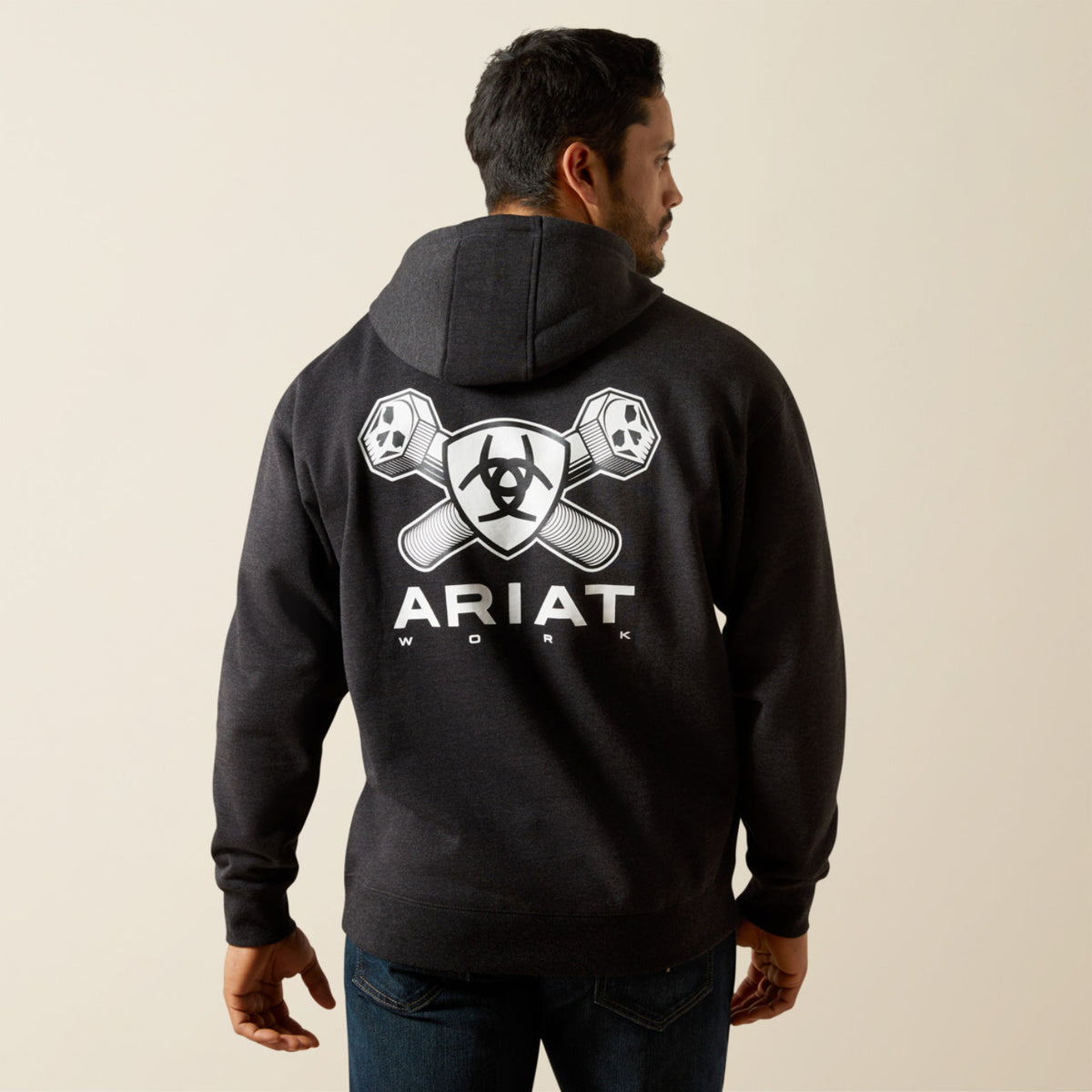 Ariat Men's Rebar Workman Bolt Graphic Hoodie - Work World - Workwear, Work Boots, Safety Gear