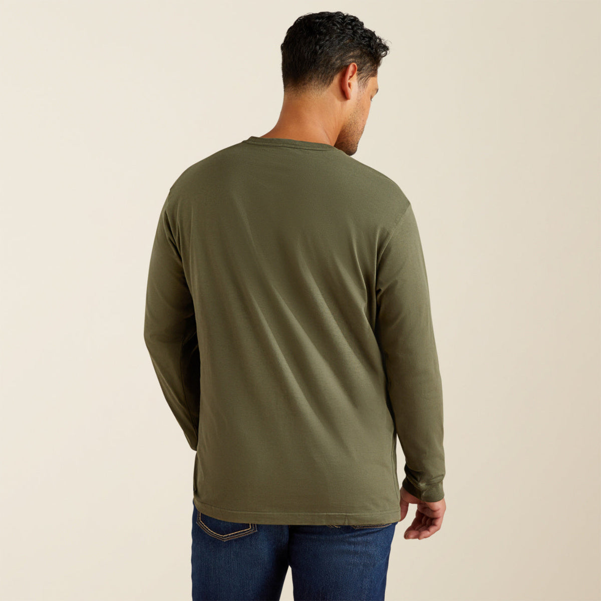 Ariat Men's Rebar Cotton Strong Graphic Long Sleeve T-Shirt - Work World - Workwear, Work Boots, Safety Gear