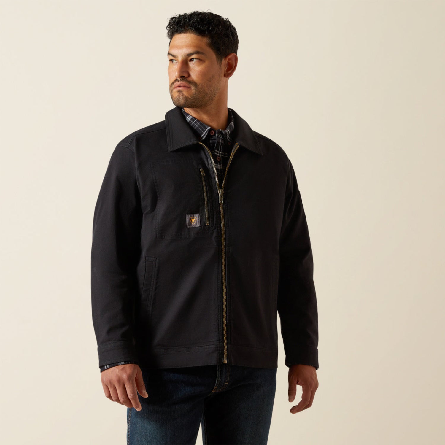 Ariat Men's Rebar Made Tough Canvas Shop Jacket - Work World - Workwear, Work Boots, Safety Gear