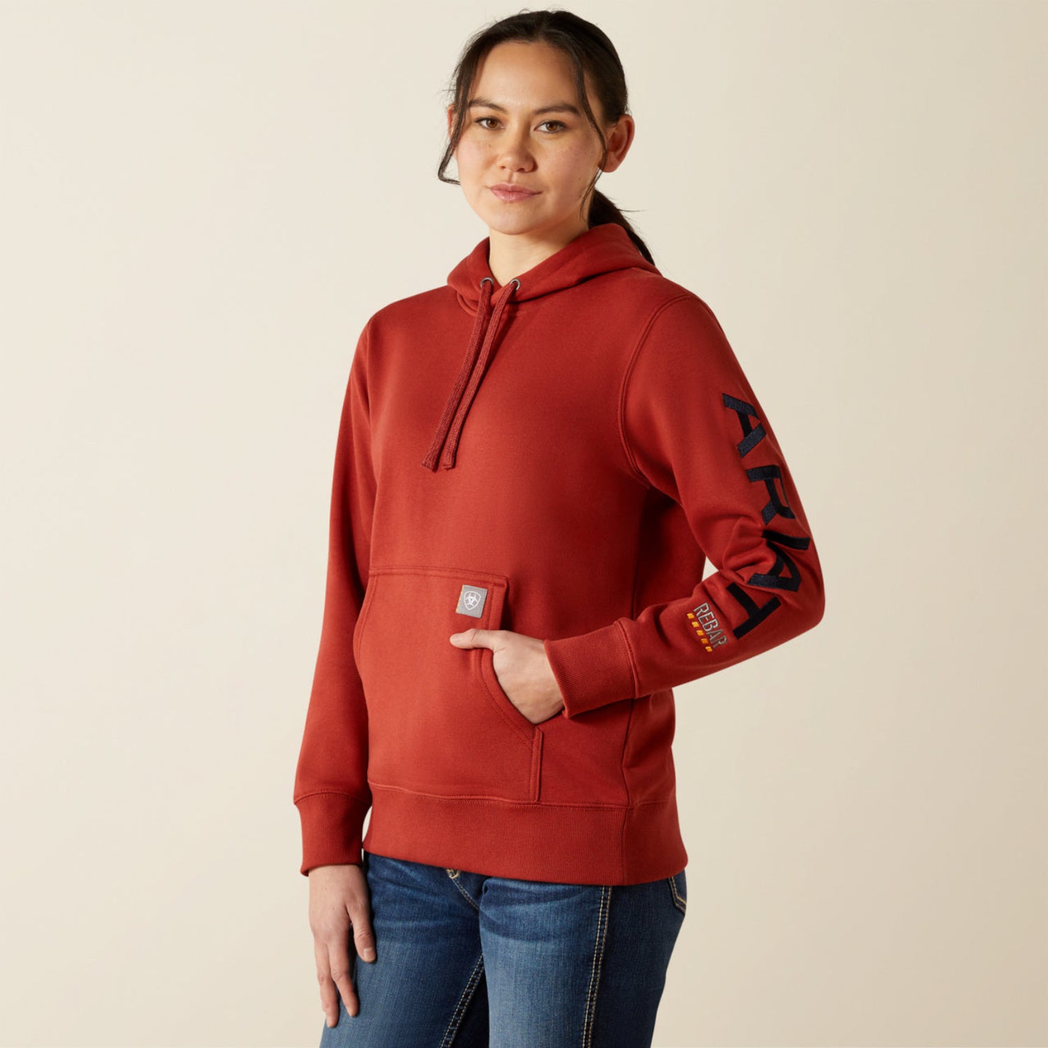 Ariat Women's Rebar Graphic Hooded Sweatshirt - Work World - Workwear, Work Boots, Safety Gear
