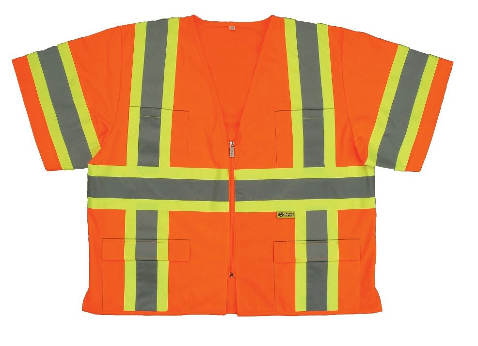 2W International Unisex Class 3 Utility Vest_Hi-Vis Orange - Work World - Workwear, Work Boots, Safety Gear