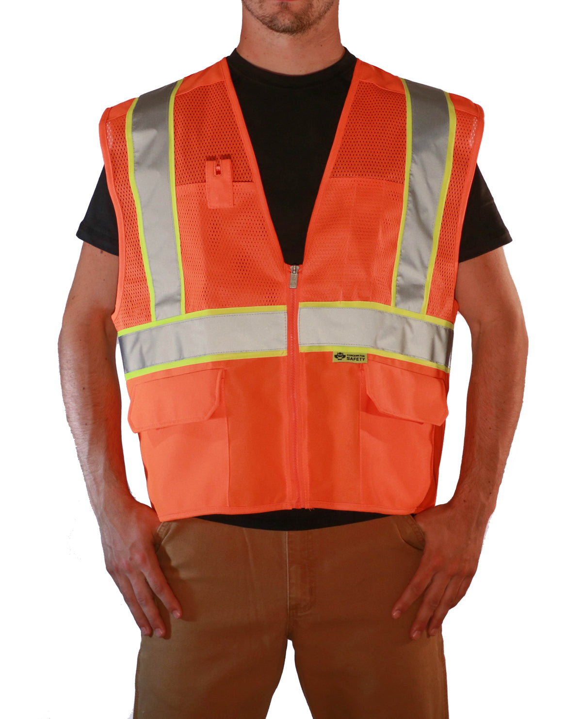 2W International Unisex Class 2 Multi Pocket Vest - Work World - Workwear, Work Boots, Safety Gear