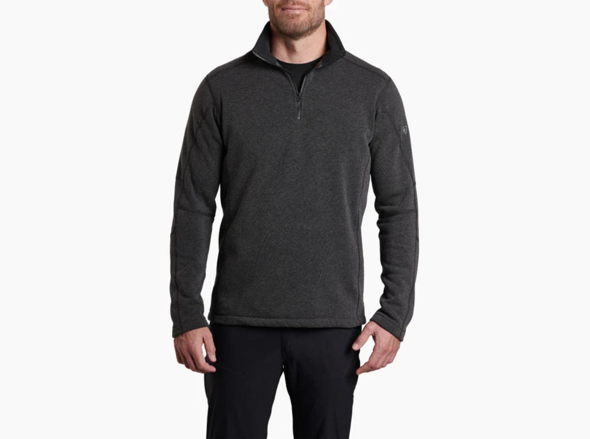 KÜHL Men's REVEL 1/4 Zip Fleece Sweater Sweatshirts & Hoodies KUHL Steel 2XL Reg
