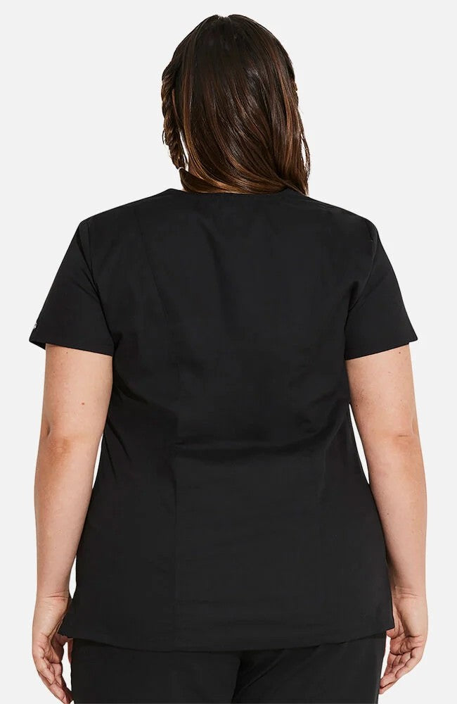 Dickies Women's 5-Pocket Shaped V-Neck Scrub Top - Work World - Workwear, Work Boots, Safety Gear
