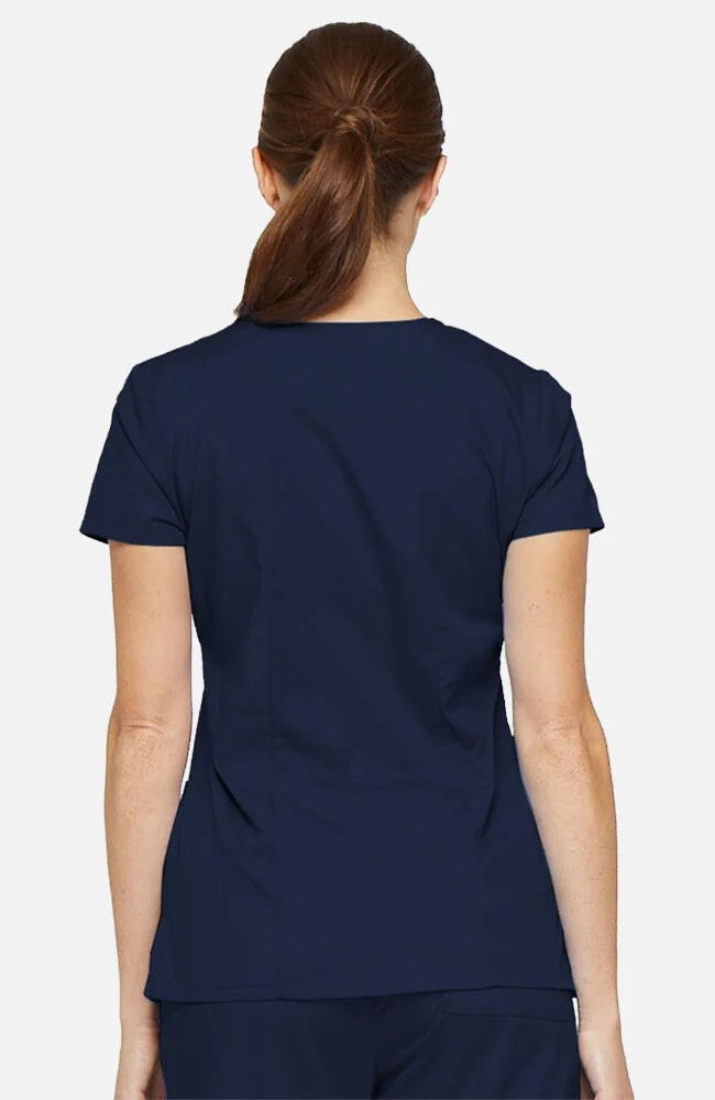 Dickies Women's 5-Pocket Shaped V-Neck Scrub Top - Work World - Workwear, Work Boots, Safety Gear