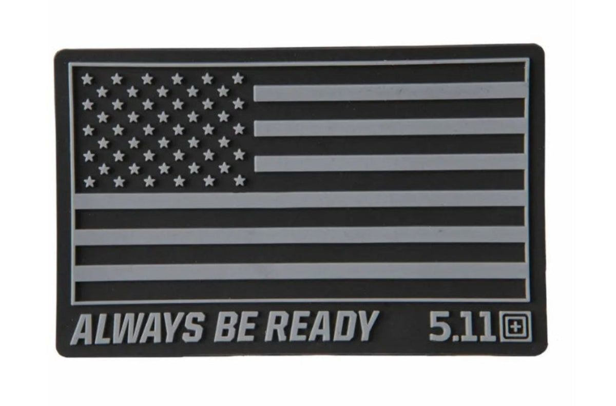 5.11 Tactical USA "Always Be Ready" Patch Hard Hats & Accessories 5.11 Tactical Black OS