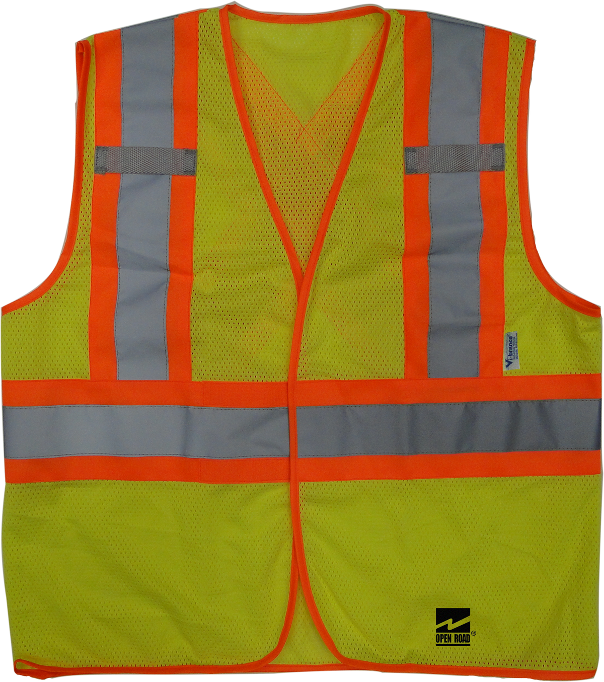Viking Unisex Open Road® Hi-Vis BTE Safety Vest Vests Viking Hi-Vis Green 2XL/3XL Reg