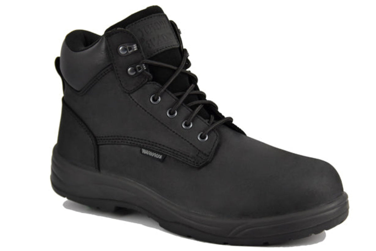 Work Zone Men's 6" Waterproof EH Steel Toe Work Boot Work Boots Work Zone Black 10 M