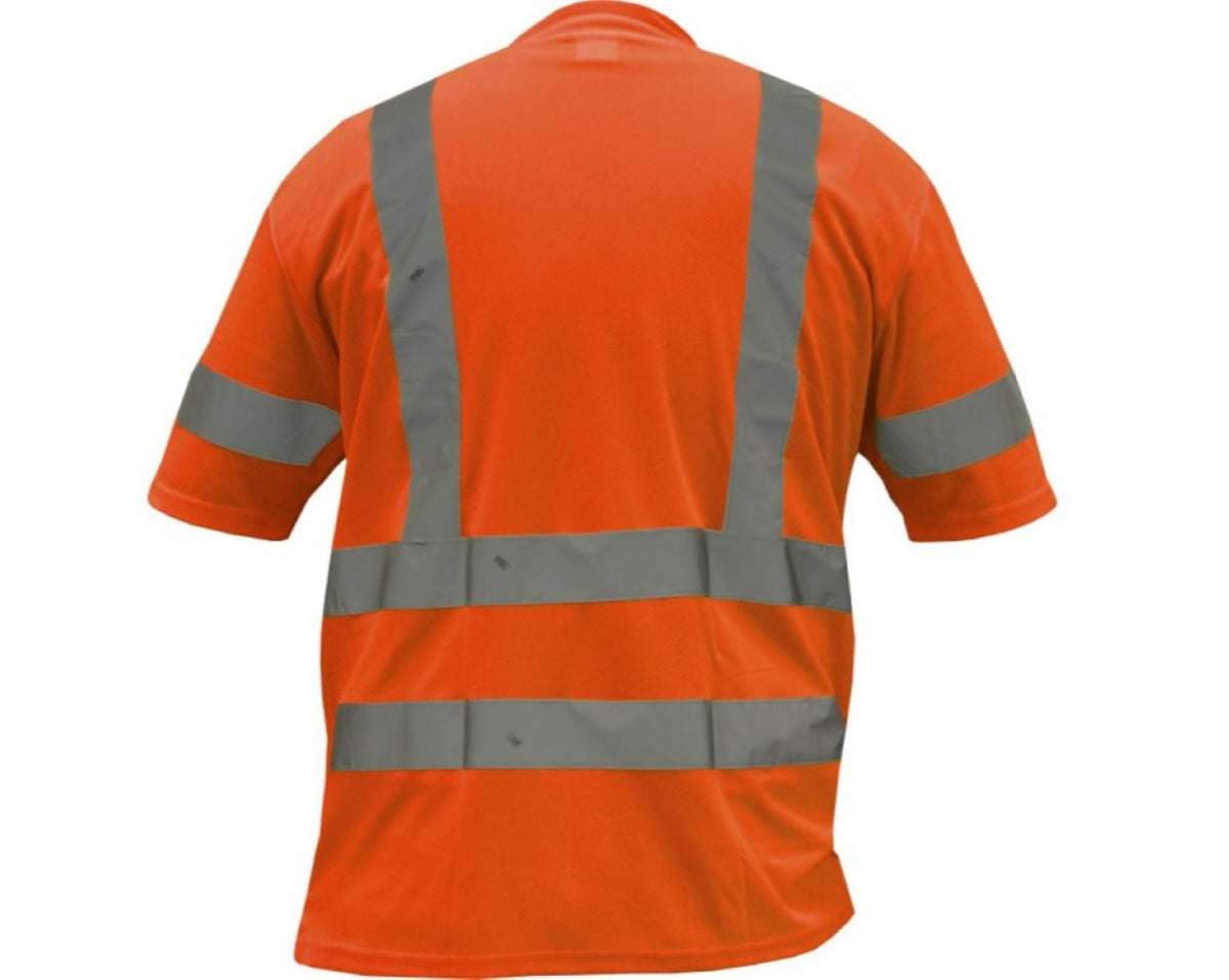 Majestic Men's Hi-Vis Short Sleeve Shirt Work Shirts Majestic