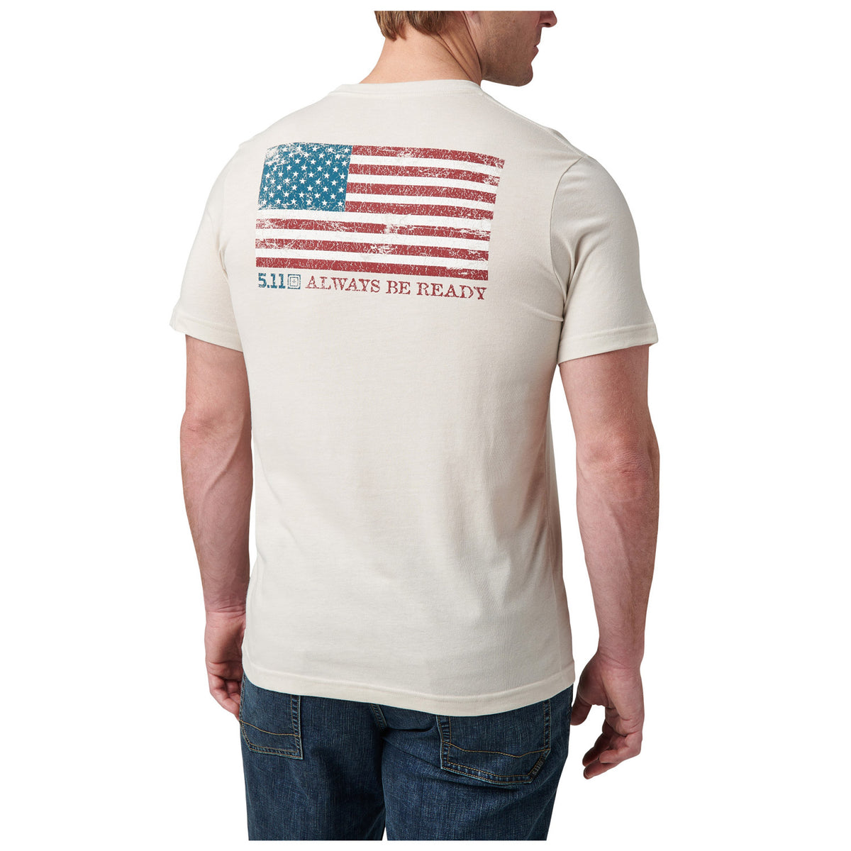 5.11 Tactical Men&#39;s American Flag Short Sleeve T-Shirt - Work World - Workwear, Work Boots, Safety Gear