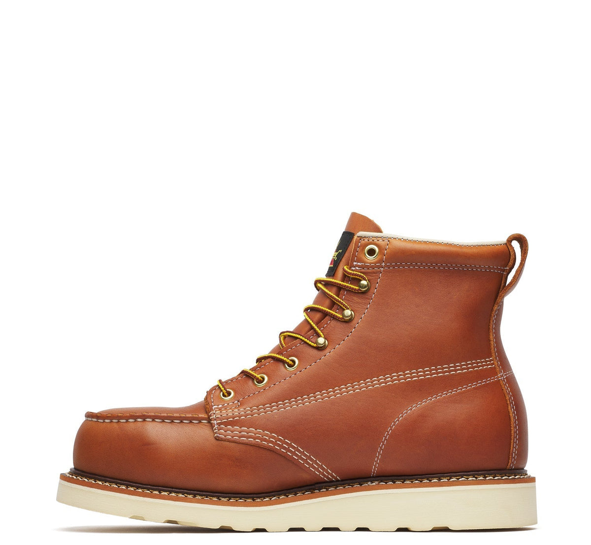 Thorogood Men's American Heritage MAXWear Wedge 6" Steel Toe Work Boot_Tobacco Work Boots Thorogood
