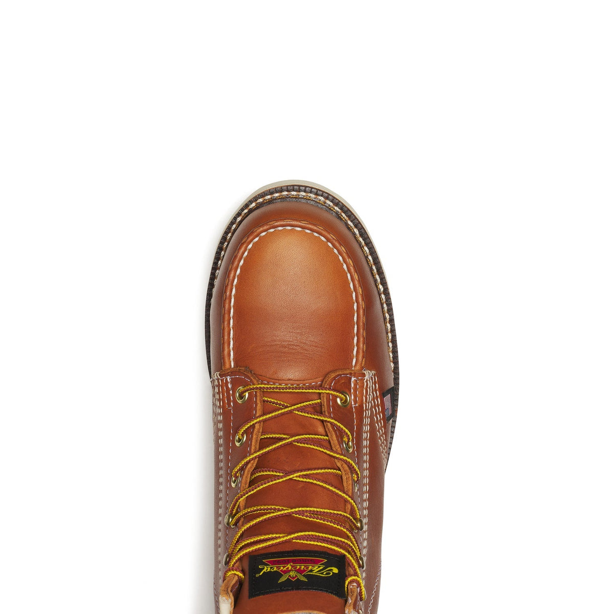 Thorogood Men's American Heritage MAXWear Wedge 6" Steel Toe Work Boot_Tobacco Work Boots Thorogood