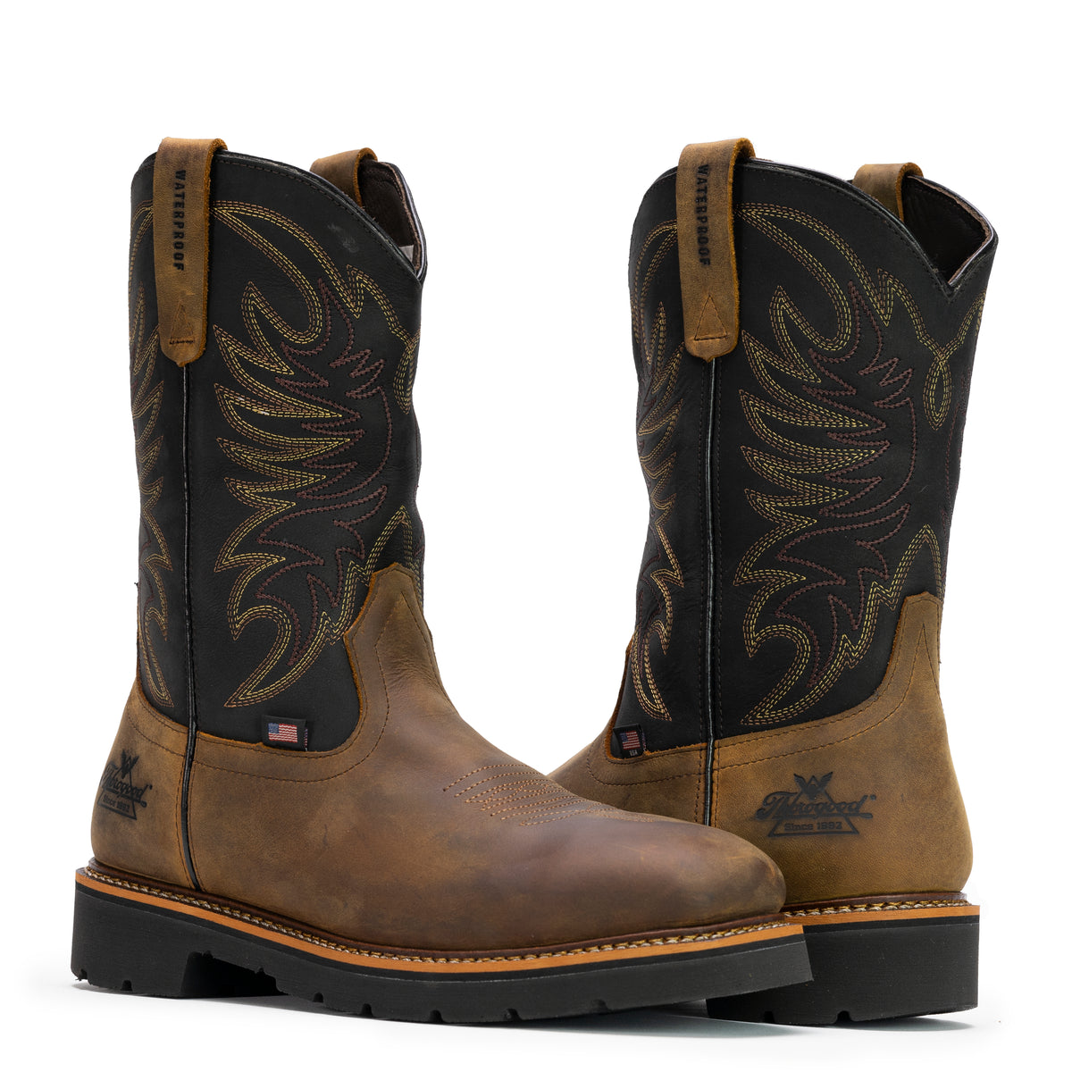 Thorogood Amrcn Heritage 11&quot; WP EH ST Western Boot - Work World - Workwear, Work Boots, Safety Gear
