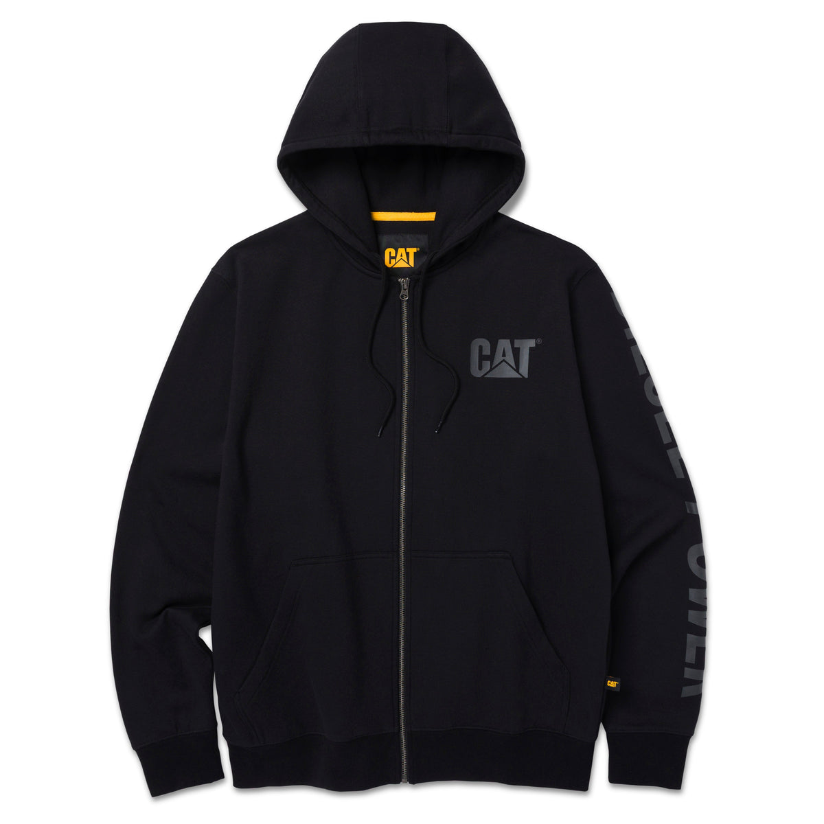 CAT Men's Diesel Power Graphic Full-Zip Hoodie Sweatshirts & Hoodies CAT Black/Black 2XL Reg