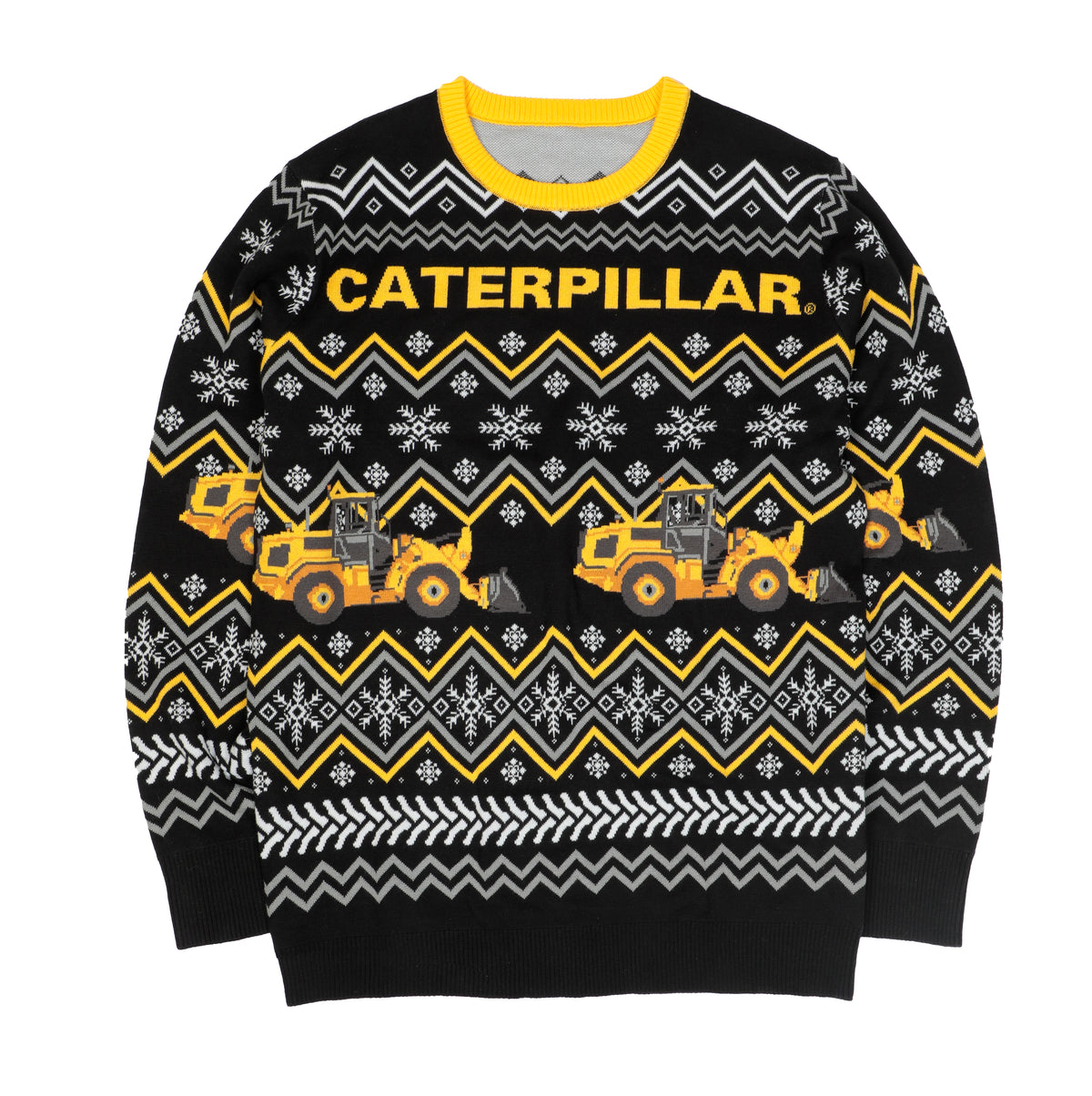 CAT Snowdozer Graphic Christmas Sweater - Work World - Workwear, Work Boots, Safety Gear