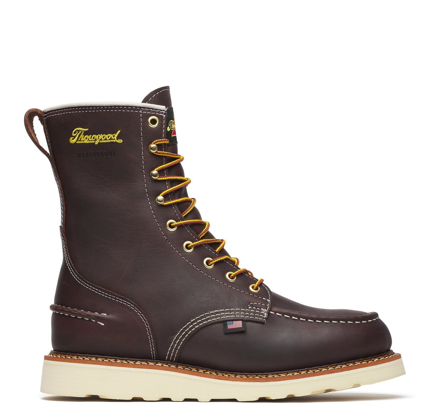 Thorogood Men's 1957 Series MAXWear Wedge Moc-Toe Waterproof 8" Soft Toe Work Boot - Work World - Workwear, Work Boots, Safety Gear