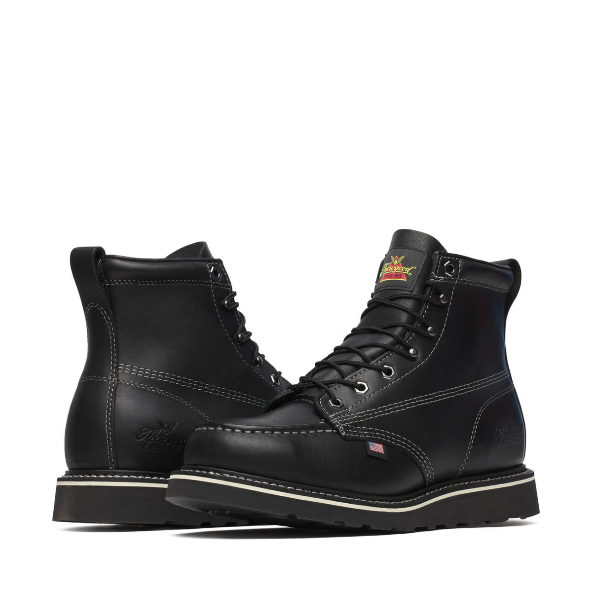 Thorogood Men's American Heritage Midnight 6" EH Moc Toe Boot - Work World - Workwear, Work Boots, Safety Gear