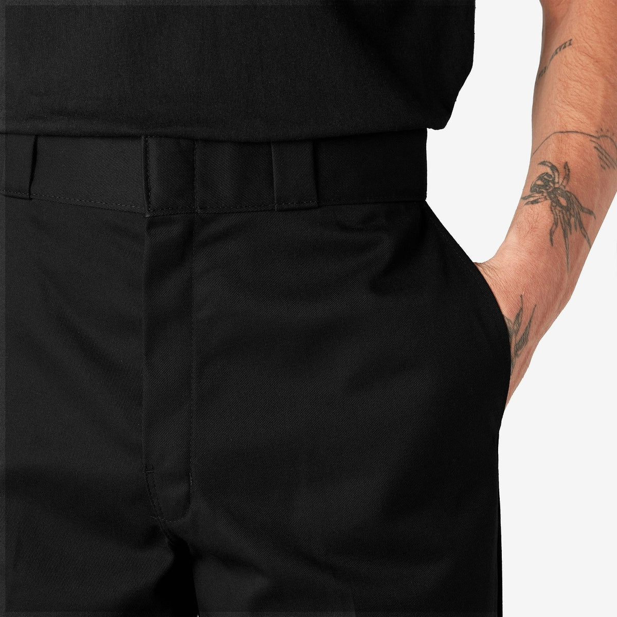 Dickies Black Double Knee Work Trousers