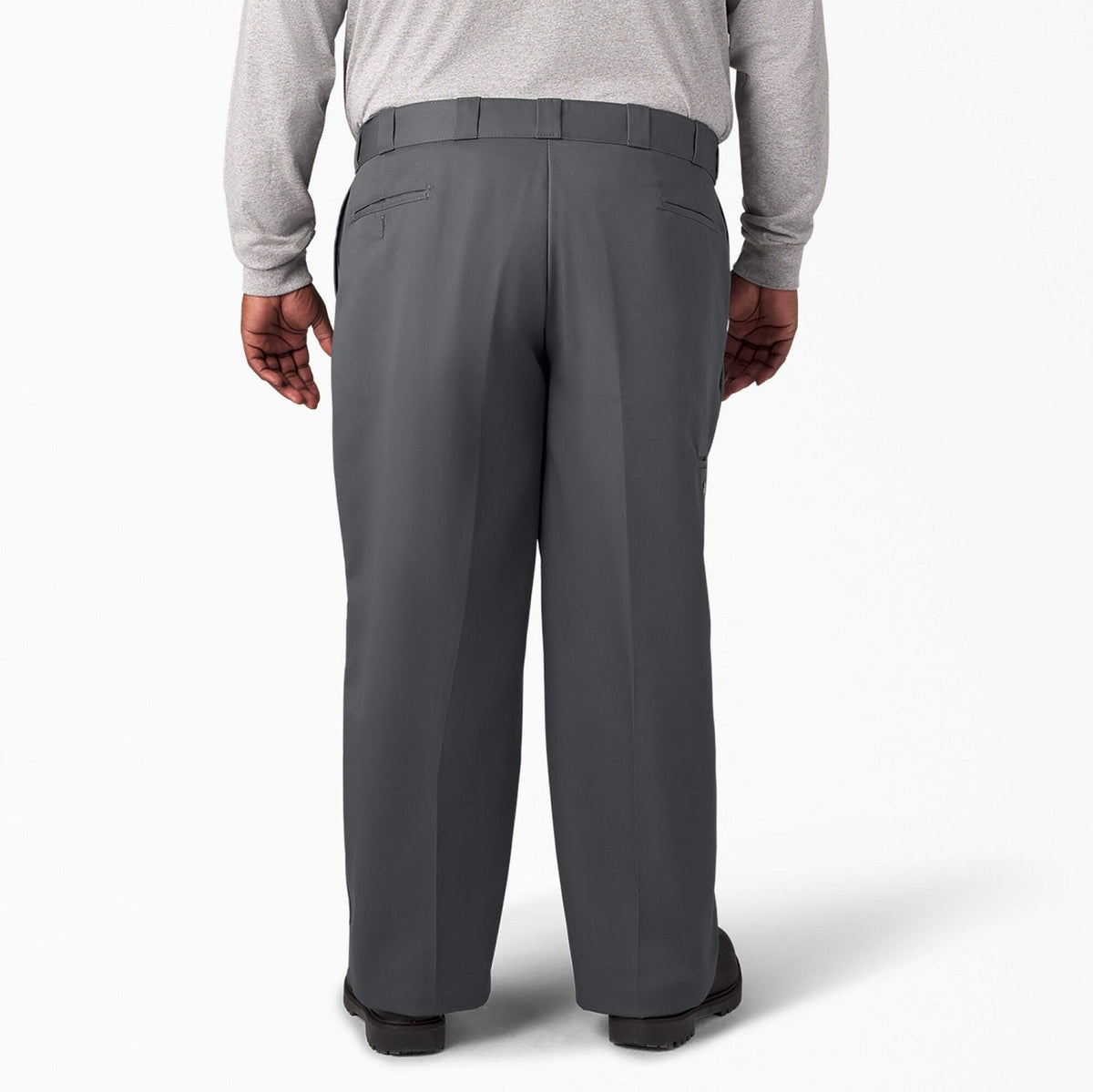 Dickies D852830CH Charcoal Grey Loose Fit Double Knee Work Pants
