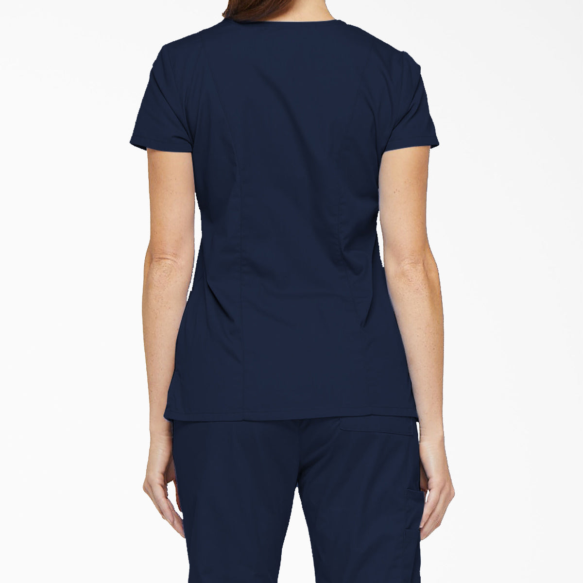 Dickies Women&#39;s EDS Signature V-Neck Scrub Top_Navy - Work World - Workwear, Work Boots, Safety Gear