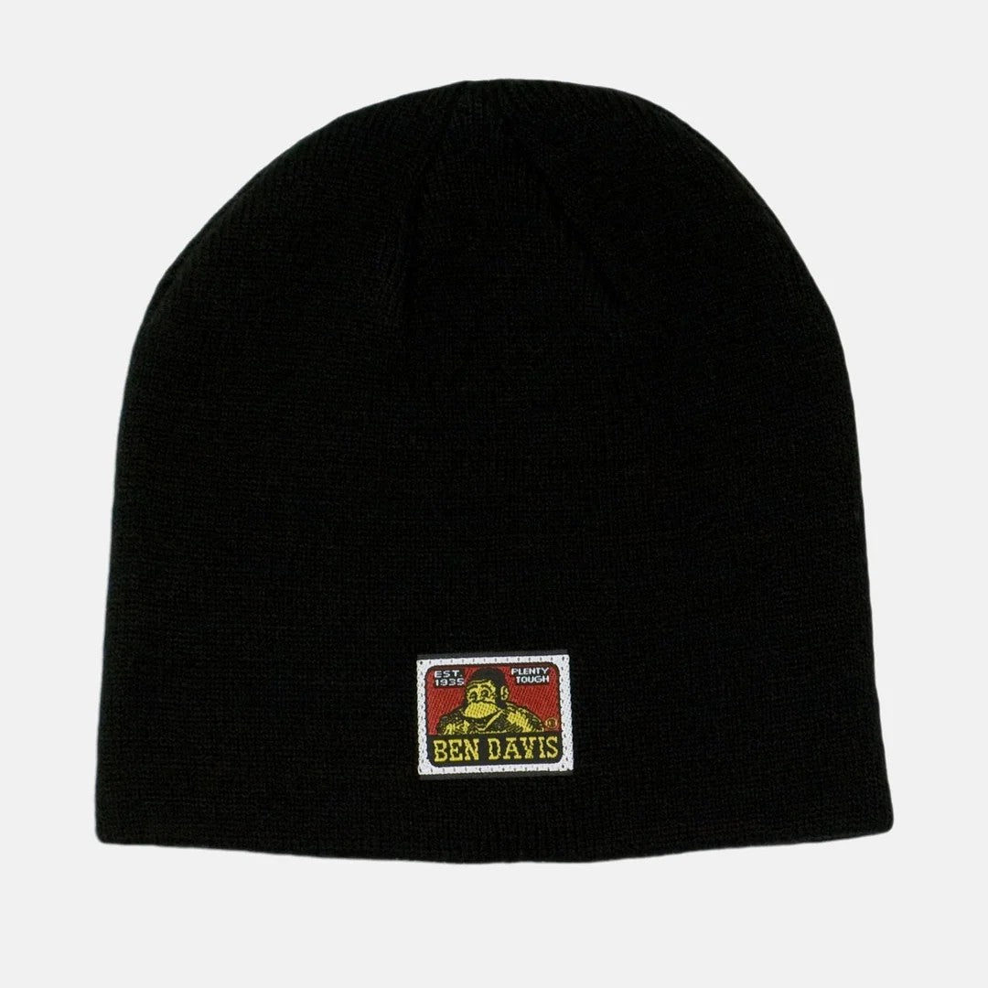 Ben Davis Skully Cap Logo Patch Beanie - Work World - Workwear, Work Boots, Safety Gear