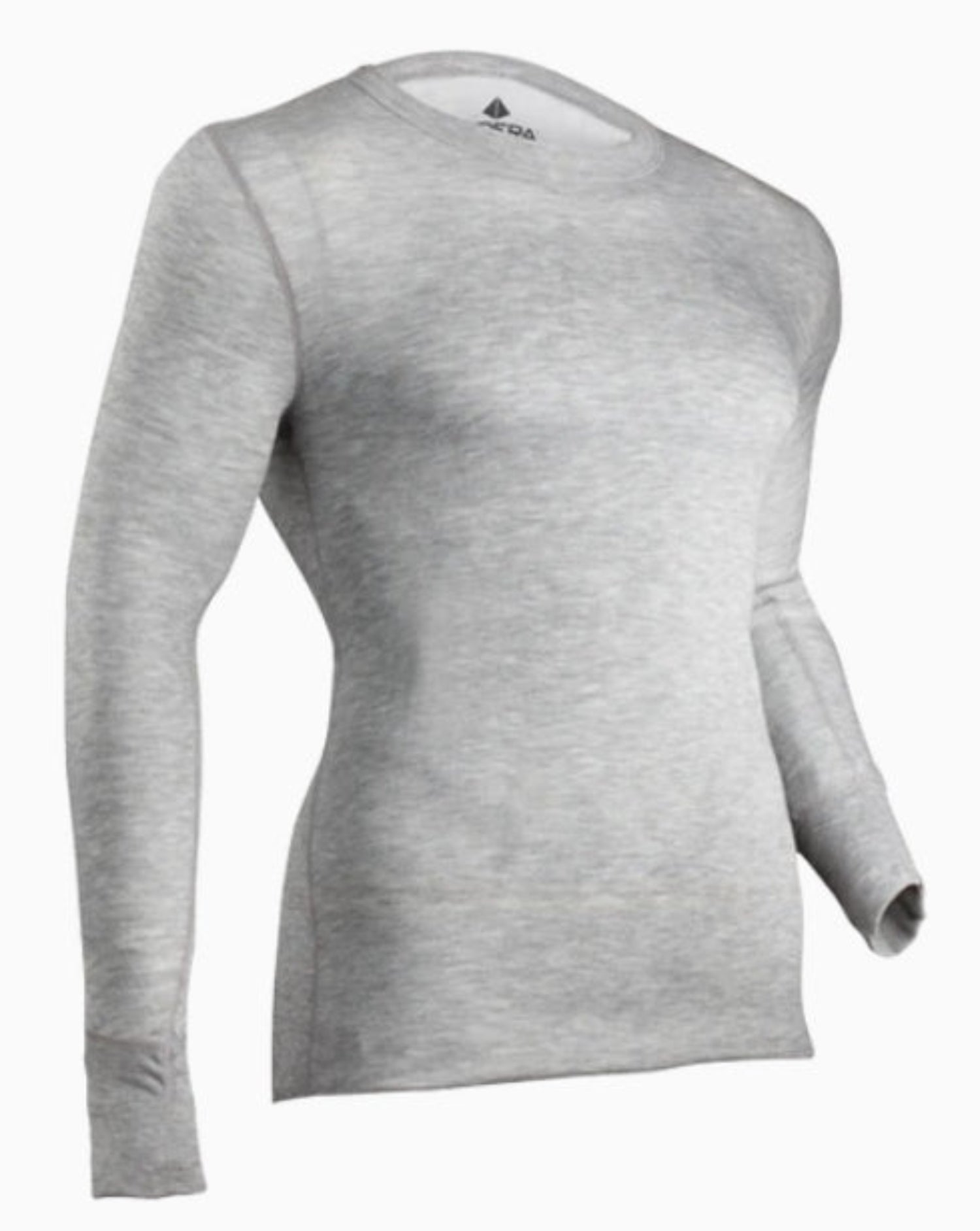 Indera Mills Men's 2-Layer SILVADUR™ Thermal Shirt Long Sleeve T-Shirts Indera Mills Heather Grey 2XL Reg