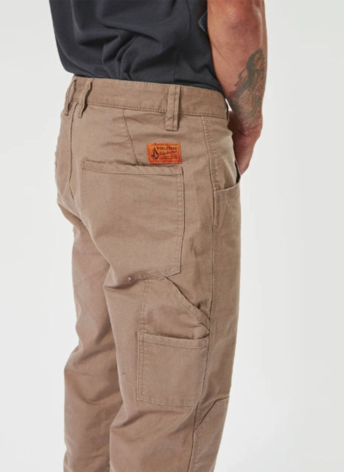 Volcom Men's Caliper Straight Leg Stretch Cargo Work Pant - Work World - Workwear, Work Boots, Safety Gear