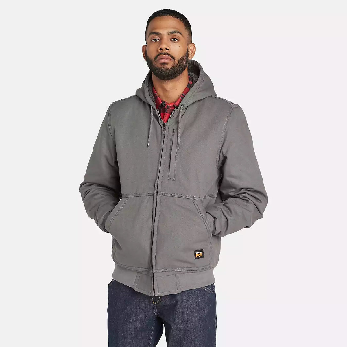 Timberland PRO Men&#39;s Gritman Fleece-Lined Hooded Jacket - Work World - Workwear, Work Boots, Safety Gear