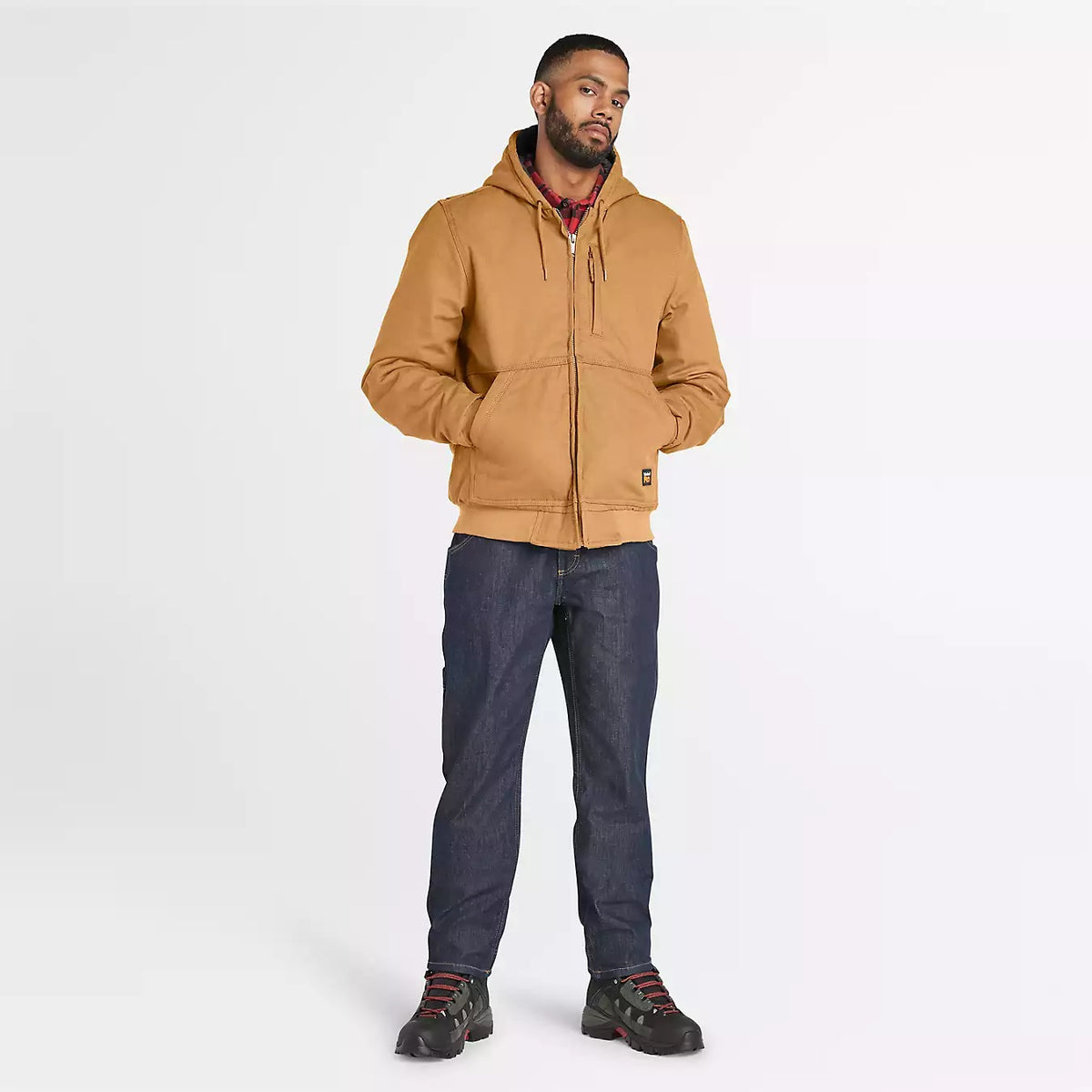 Timberland PRO Men&#39;s Gritman Fleece-Lined Hooded Jacket - Work World - Workwear, Work Boots, Safety Gear