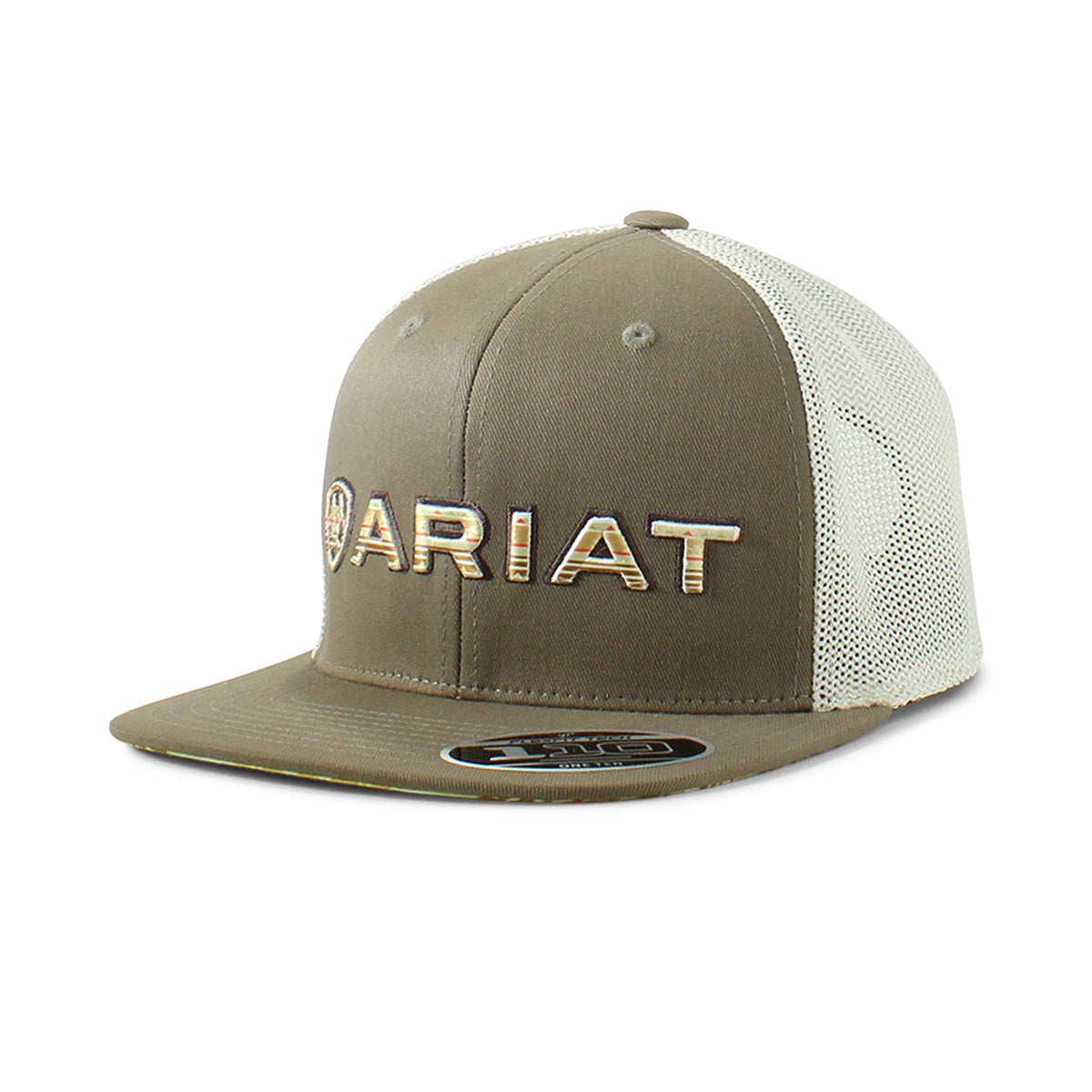 Ariat Flat Bill Logo Mesh Snapback Cap - Work World - Workwear, Work Boots, Safety Gear