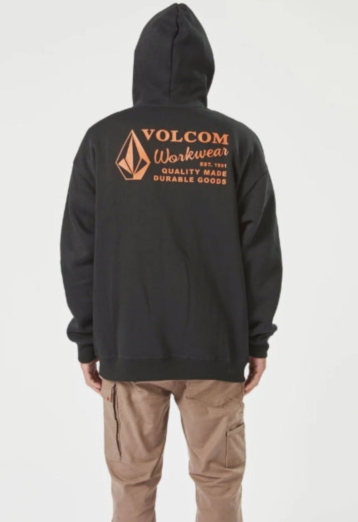 Volcom Men's Logo Graphic Fleece Pullover Hoodie - Work World - Workwear, Work Boots, Safety Gear
