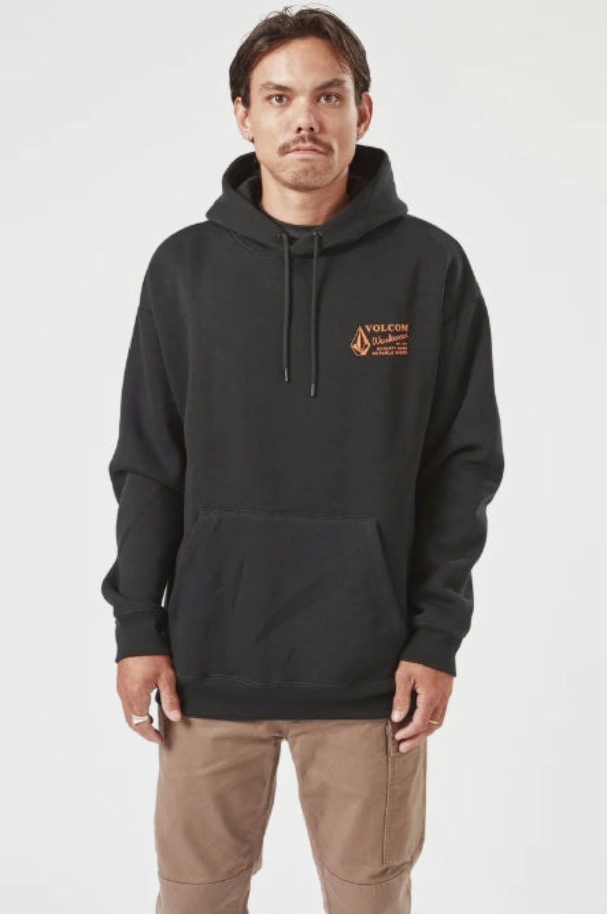 Volcom Men's Logo Graphic Fleece Pullover Hoodie - Work World - Workwear, Work Boots, Safety Gear