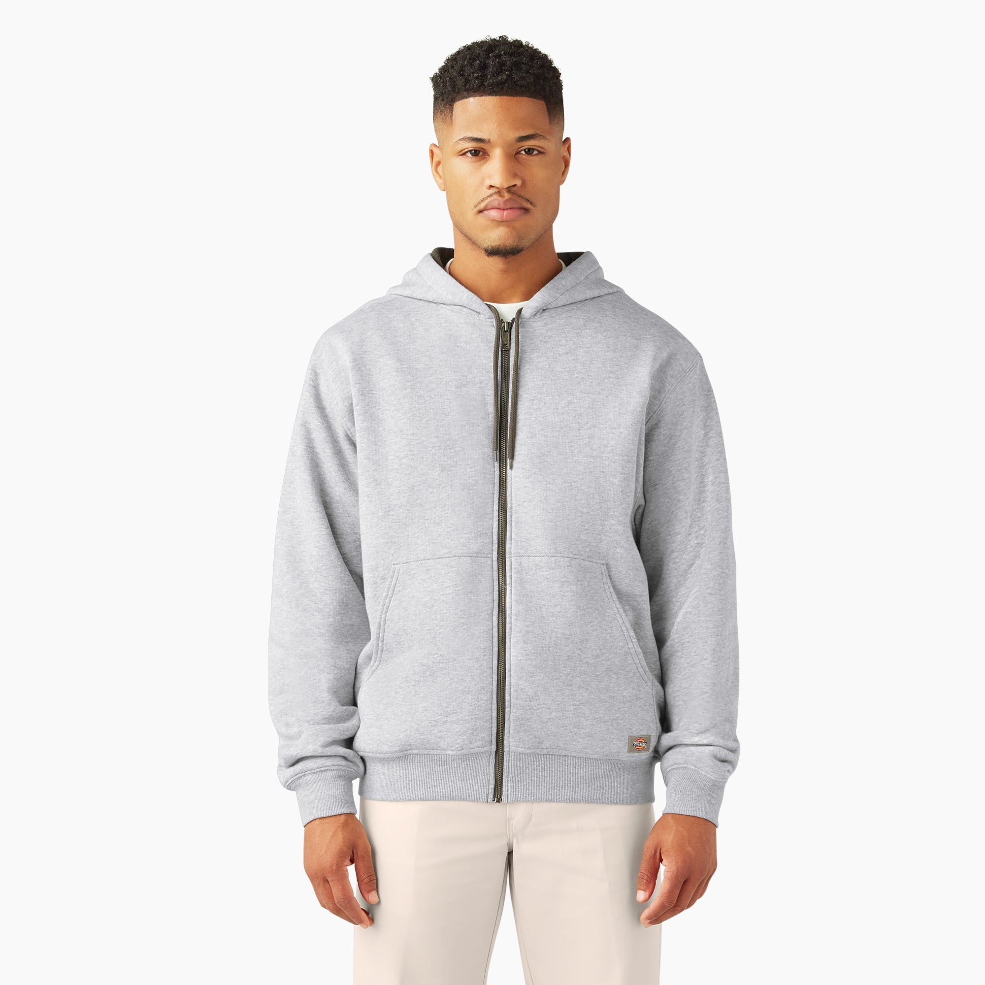Dickies Men's Thermal Fleece-Lined Full-Zip Hoodie - Work World