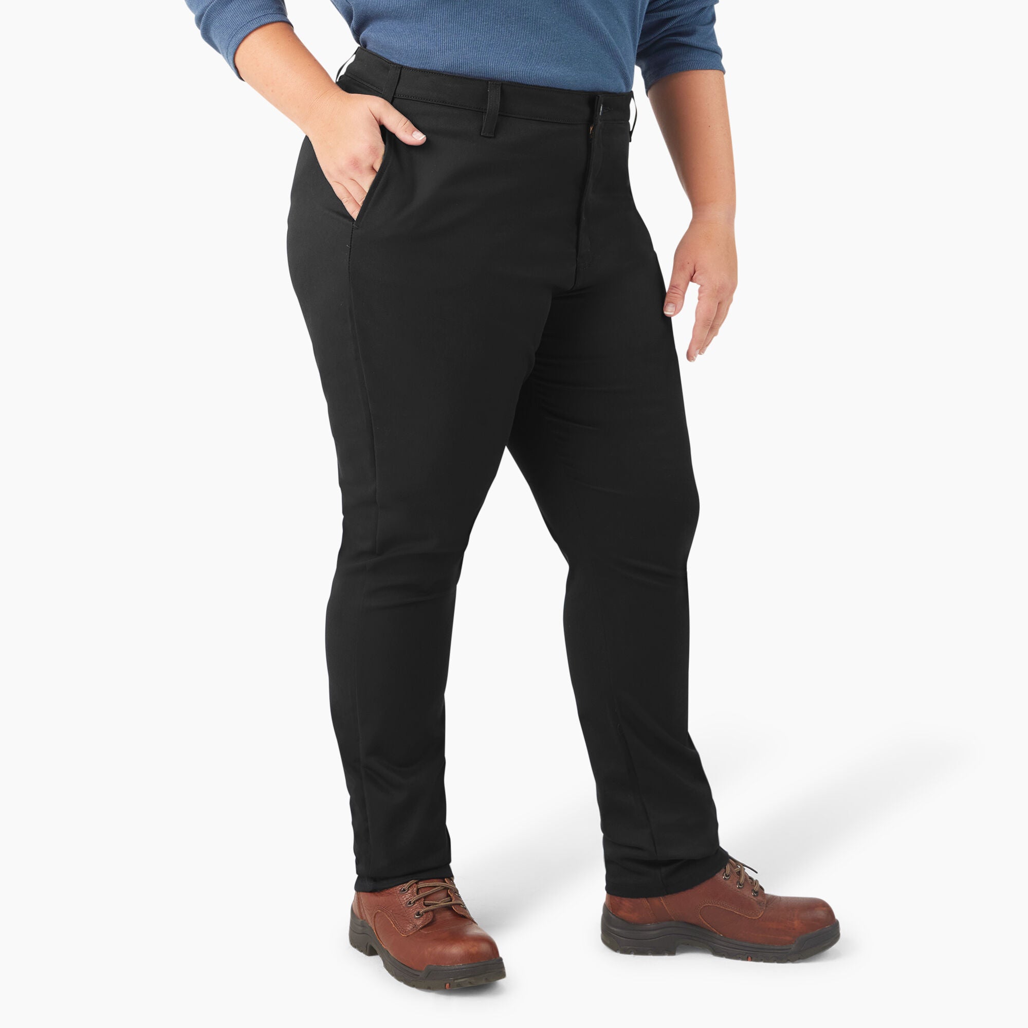 Dickies Women's Super Flex Straight Leg Work Pants Black | 42 Dickies Women's Super Flex Straight Leg Work Pants Black | 42