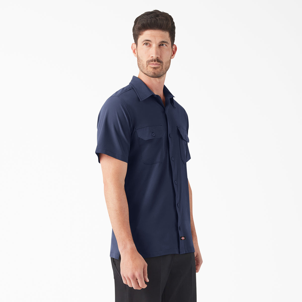 Dickies Men's Performance Button-Down Short Sleeve Work Shirt - Work World - Workwear, Work Boots, Safety Gear