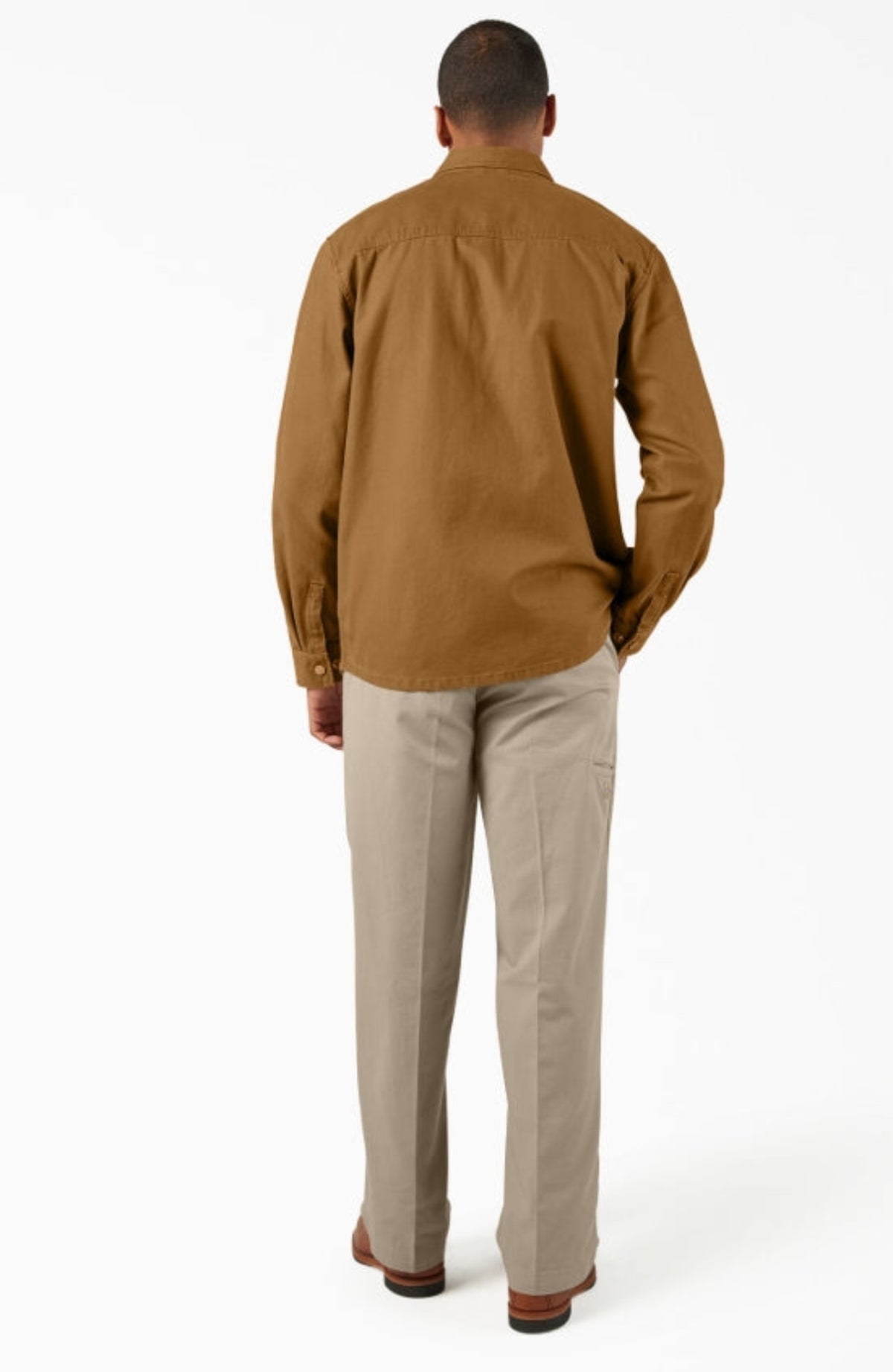 Dickies Men's Duck Brushed Cotton Snap-Front Shirt Jac - Work World - Workwear, Work Boots, Safety Gear