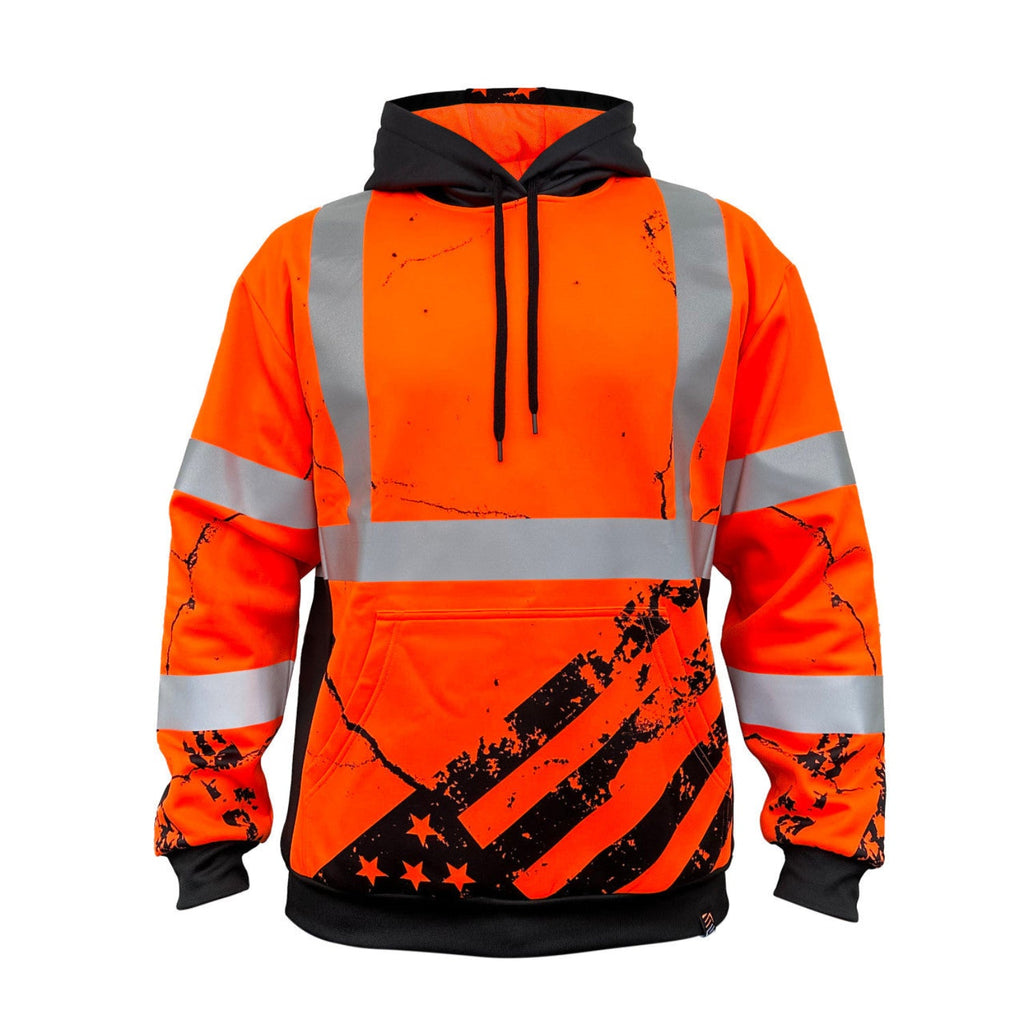 SafetyShirtz SS360 C3 American Grit Hi-Vis Hoodie - Work World