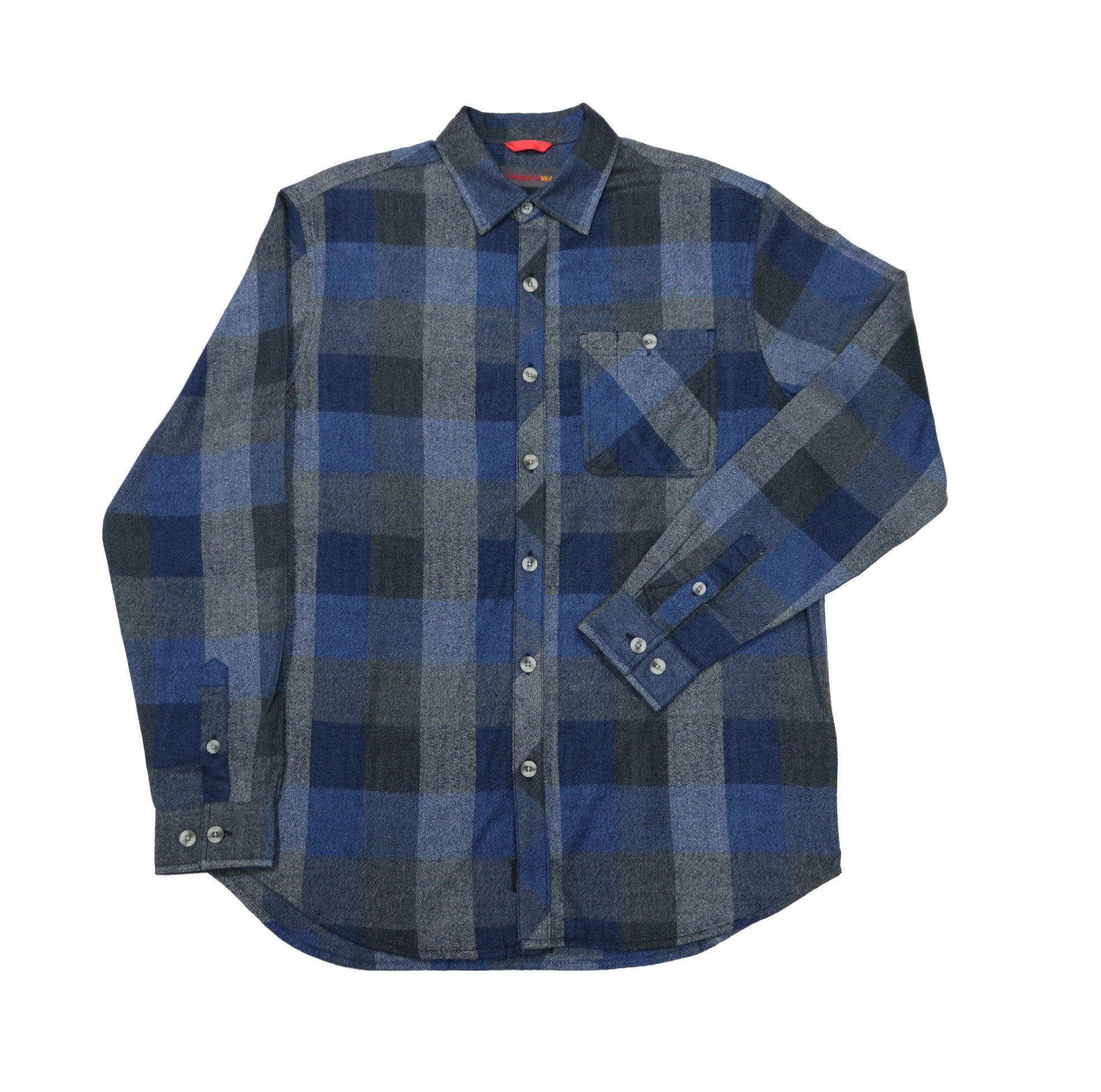 AmericaWare Men's Froe Long Sleeve Flannel Shirt - Work World - Workwear, Work Boots, Safety Gear