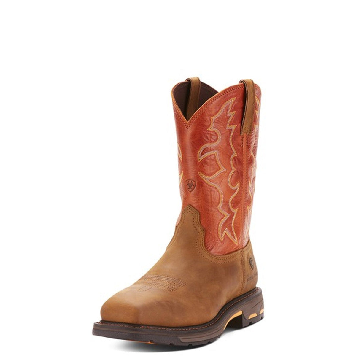 Ariat Men's WorkHog Wide Square Toe Steel Toe Work Boot Work Boots Ariat